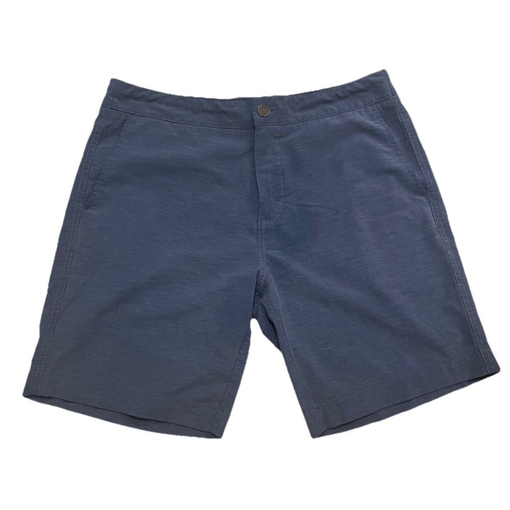 Faherty Mens 33 All Day Shorts 8.5” Inseam Hybrid Drawstring Blue
